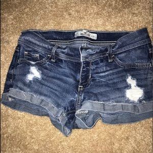 Hollister jean shorts size 0 waist 24